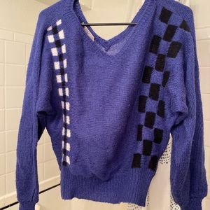 VINTAGE blue sweater
